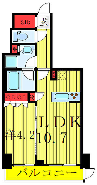 クレストコート目白新坂レジデンス 102｜東京都文京区関口3丁目(賃貸マンション1LDK・1階・38.34㎡)の写真 その2