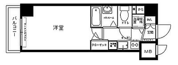 東京都新宿区水道町(賃貸マンション1K・1階・22.00㎡)の写真 その2