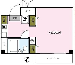 アルファウエスト 204 ｜ 東京都北区赤羽西1丁目（賃貸マンション1R・2階・18.90㎡） その2