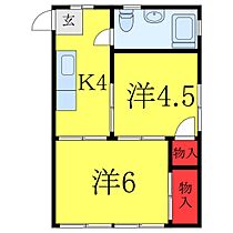 日東ビル 403 ｜ 東京都板橋区大山金井町12-12（賃貸マンション2K・4階・33.00㎡） その2