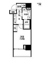 ベルグレード OJI DUE 801 ｜ 東京都北区神谷3丁目（賃貸マンション1K・8階・26.42㎡） その2