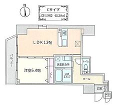 CAVE YUSHIMA 903 ｜ 東京都文京区湯島3丁目24-8（賃貸マンション1LDK・9階・45.39㎡） その2