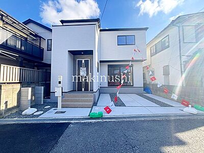 外観：2025年12月完成いたしました！近鉄南大阪線「古市」駅より徒歩6分！4LDK+駐車場並列2台！閑静な住宅地の立地♪