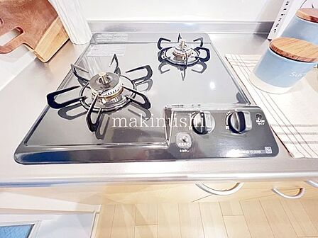 コンロはお料理好きの人から圧倒的に支持がある2口ガスコンロです