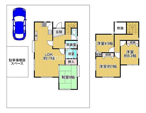 間取りを拡大表示