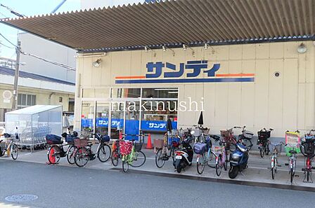 サンディ長吉店 徒歩19分。 1520m