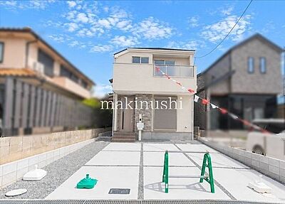 外観:外観【堺市西区堀上緑町1丁目】2026年9月完成♪4LDK+WIC!土地約40.84坪、車2台駐車可※車種制限有。収納も充実!家族で快適に暮らせる住まい♪内覧も可能!内覧も可能です!ぜひ現地へ♪ 外観:外観【堺市西区堀上緑町1丁目】2026年9月完成♪4LDK+WIC!土地約40.84坪、車2台駐車可※車種制限有。収納も充実!家族で快適に暮らせる住まい♪内覧も可能!内覧も可能です!ぜひ現地へ♪