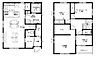 間取り：・LDKは約17.4帖の広々設計の三面採光・南向きバルコニーで日当たり良好