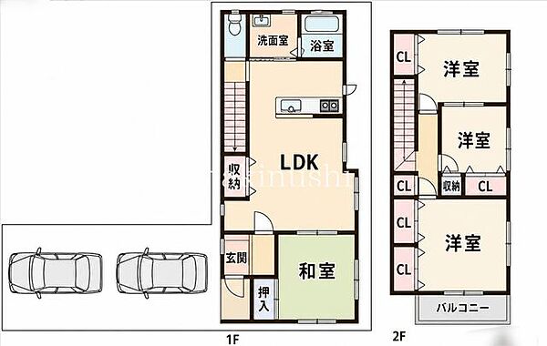 間取りを拡大表示