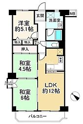 間取図画像 3LDK