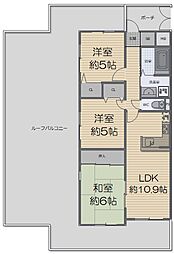 プレステージ西神戸 3LDKの間取図画像
