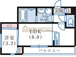 春日野道駅 9.0万円