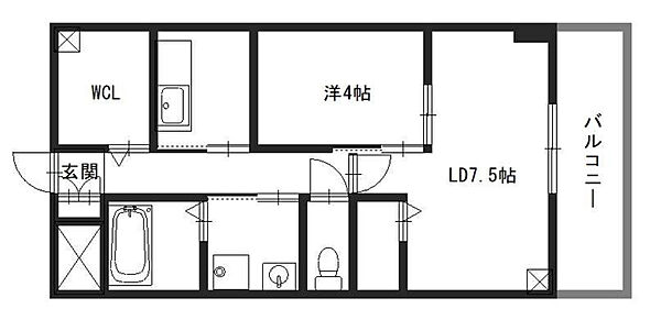 グレースコート 105｜兵庫県姫路市飾磨区加茂(賃貸アパート1LDK・1階・40.50㎡)の写真 その2