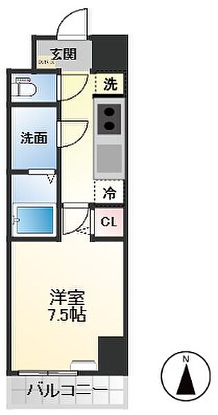 MISTRAL姫路駅前VI東駅前町 1003｜兵庫県姫路市東駅前町(賃貸マンション1K・10階・25.87㎡)の写真 その2