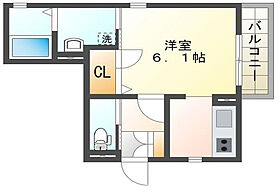 サングレース 103 ｜ 兵庫県姫路市安田4丁目（賃貸アパート1K・1階・28.16㎡） その2