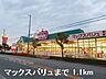 周辺：マックスバリュまで1100m