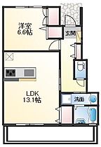 兵庫県姫路市西今宿8丁目（賃貸アパート1LDK・1階・44.70㎡） その2