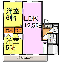 フルーヴ 101 ｜ 兵庫県神崎郡市川町西川辺（賃貸アパート2LDK・1階・49.85㎡） その2