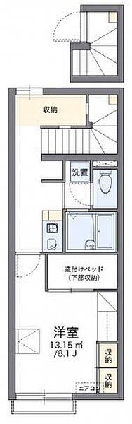 レオパレスグランドソレーユ 214｜兵庫県神崎郡福崎町馬田(賃貸アパート1K・2階・28.02㎡)の写真 その2