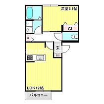 トリニティI号館 1203 ｜ 兵庫県姫路市岡田（賃貸マンション1LDK・2階・41.70㎡） その2