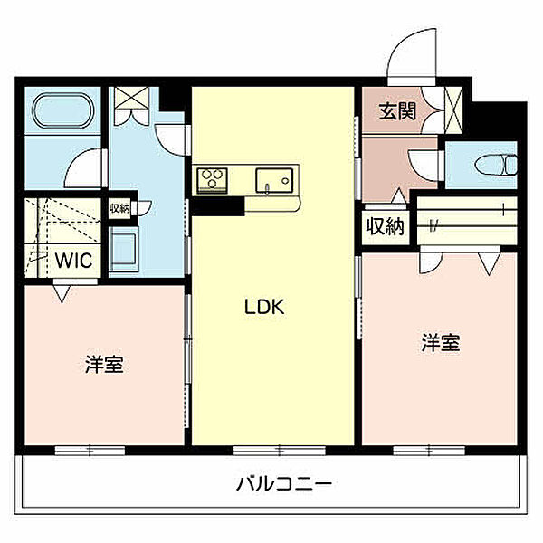 シャーメゾン田寺東 302｜兵庫県姫路市田寺東2丁目(賃貸マンション2LDK・3階・58.90㎡)の写真 その2