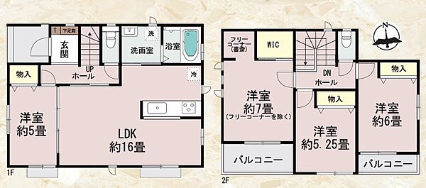 間取りを拡大表示