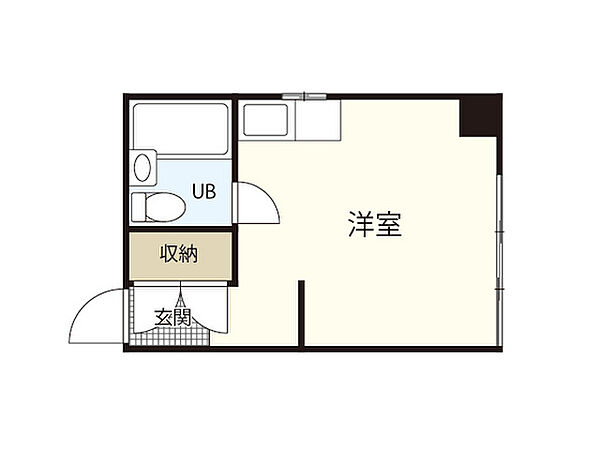 舟入ガーデン ｜広島県広島市中区舟入本町(賃貸マンション1R・3階・15.86㎡)の写真 その2