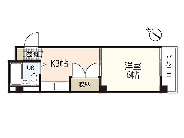 たけうちビル ｜広島県広島市西区己斐本町1丁目(賃貸マンション1K・3階・22.27㎡)の写真 その2