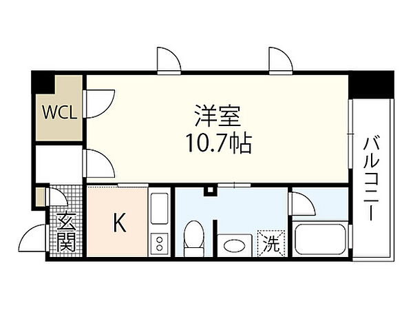 ラゾプレイス己斐 ｜広島県広島市西区己斐本町1丁目(賃貸マンション1K・2階・34.71㎡)の写真 その2