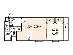 広島県広島市中区竹屋町（賃貸マンション1LDK・7階・46.89㎡） その2