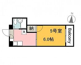 広島県広島市中区加古町（賃貸マンション1DK・5階・18.54㎡） その2