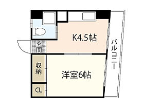 Ｃａｌｍ楠木六番館  ｜ 広島県広島市西区楠木町4丁目（賃貸マンション1R・4階・19.12㎡） その2