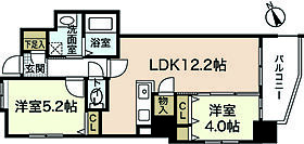 広島県広島市中区上幟町（賃貸マンション2LDK・8階・50.60㎡） その2