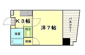 広島県広島市中区羽衣町（賃貸マンション1K・8階・21.00㎡） その2