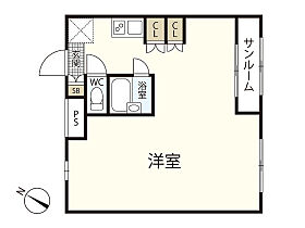 ファインハイム  ｜ 広島県広島市西区井口2丁目（賃貸マンション1R・2階・38.34㎡） その2