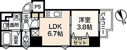 KatayamaBLDG25 1LDKの間取図画像