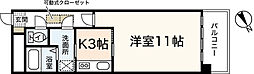 ルネスeスペース 1Kの間取図画像