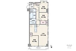 間取図画像 3LDK