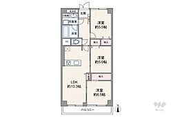 間取図画像 3LDK