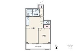 間取図画像 2DK