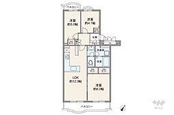 間取図画像 3LDK