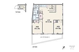 アイディ西馬込 2LDKの間取図画像