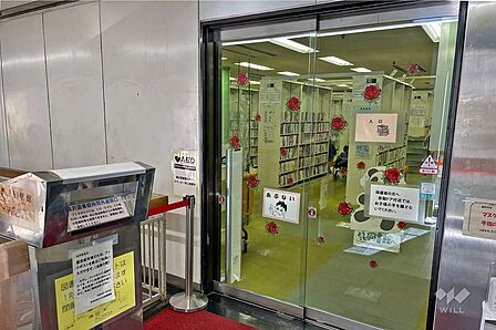 奥沢図書館の外観