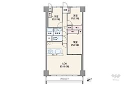 間取図画像 3LDK