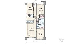 パレステージ日吉さくらが丘 3LDKの間取図画像