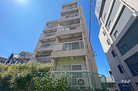 等々力コーポラスの外観(東側から)