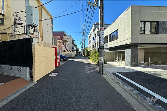 敷地東側の前面...