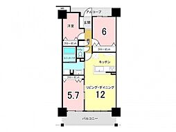 中古 マンション 3LDKの間取り