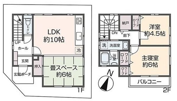 間取りを拡大表示