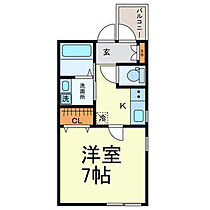 愛知県名古屋市昭和区車田町2丁目（賃貸アパート1K・3階・24.80㎡） その2